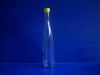 transparent glass bottle