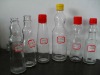 transparent glass cooking oil bottles