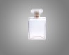 transparent glass perfume  bottle