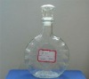 transparent imported wine glass bottle