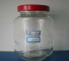 transparent jams glass jar