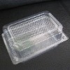 transparent oblong toast container