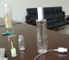 transparent perfume glass bottle