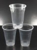 transparent plastic cup