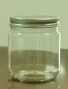 transparent plastic jar