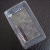 transparent plastic rectangular insert tray