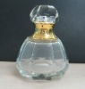 transparent polish glass perfume bottle