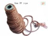 twist and polished chestnut PP packing rope