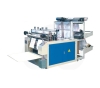 two lines t-shirt bag making machine