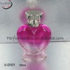 unique heart-shaped glass perfume bottle