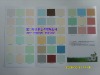 universal architectural paints color card