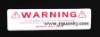 warning Adhesive Label