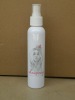 white cosmetic cylinder sprayer bottle