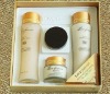 white paper and plastic ps flocking cosmetic tray box for skin care product