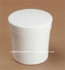 white plastic cream jar