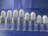 white plastic e-liquid dropper bottles