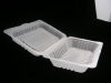 white plastic food container