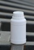 white plastic medical bottle