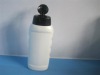 white plastic shampoo bottle