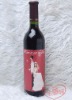 wine bottle label(printed paper adhesive label/ bottle sticker)