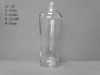 wine glass clear bottle