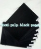 wood pulp black color paper