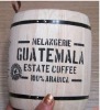 wooden coffee bean bucket