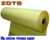 yellow kraft silicone release paper