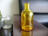 yellow painting glass aroma bottle