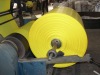 yellow plastic film