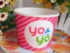 yoyo yogurt paper bowl 16oz