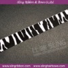 zebra printed grosgrain ribbon